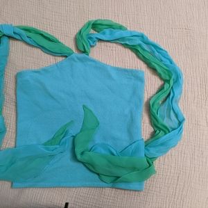 Ralph Lauren scarf cashmere tube top